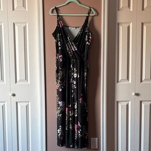 Floral Black jumpsuit